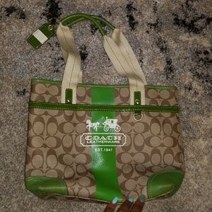 Authentic Coach Signature Small Tote